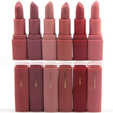 MISS ROSE Matte Waterproof Lipsticks - 6 Pcs Set