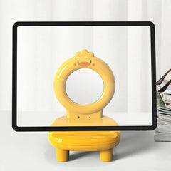 Cute Mobile Phone Chair Table Stand with Mirror