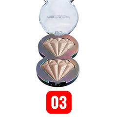 MSYAHO 2-in-1 Baked Powder Highlighter