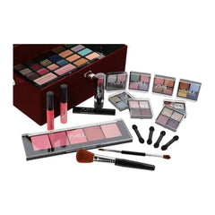 Make-up case Velvety Dark Berry 74 pieces