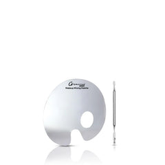 Glamorous Face Foundation & Base Mixing Palette with Spatula Stainless Steel