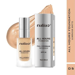 Maliao All Hours Foundation Mat Lumineux Full Coverage Waterproof SPF30 - 40ml