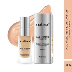 Maliao All Hours Foundation Mat Lumineux Full Coverage Waterproof SPF30 - 40ml