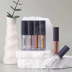 Manslay 4 Pcs Liquid Glitter Eyeshadow Set