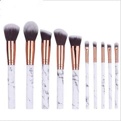 BH Cosmetics Signature Marble & Rose Gold Brush Set