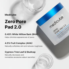 Medicube Zero Pore Toner Pads - 155g /70 Pads
