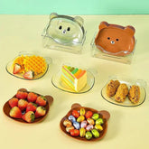 Mini Bear Shape Dish Plate - Pack Of 8
