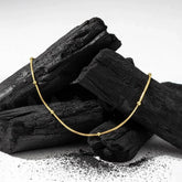 Stainless steel satellite chain necklace