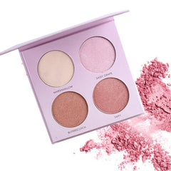 MISS ROSE Highlighter Palette - 4 Color