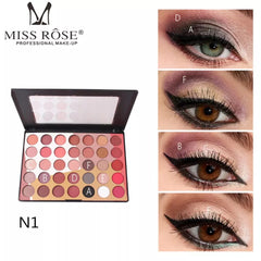 Miss Rose Eye Makeup Palette - 35 Color
