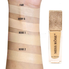 Miss Rose Luxurious Gilded Cuboid Silky Foundation - 30ml