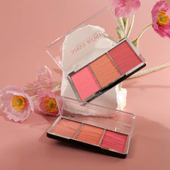 Miss Rose Triple Glow Blush Palette