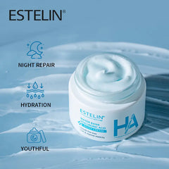 Estelin Water Bank Hyaluronic Acid Night Cream - 50g
