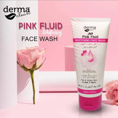 Derma Clean Whitening Face Wash 3D Pink Fluid - 120ml