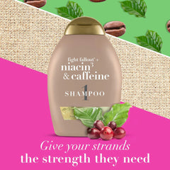 OGX Fight Fallout + Niacin3 & Caffeine Shampoo 385Ml