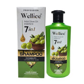 Wellice 7 in 1 Anti - Hair Loss Olive Hyalruonic Acid & Soothing Frizz Shampoo 400g