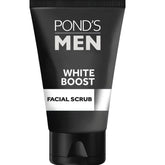 Ponds Men Facial Scrub White Boost - 100g (New Packing)