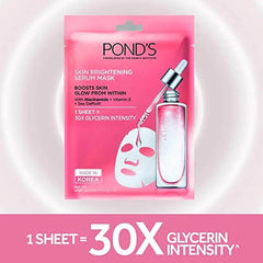 Pond’s Skin Brightening Serum Mask With Vitamin E & Niacinamide - 21g