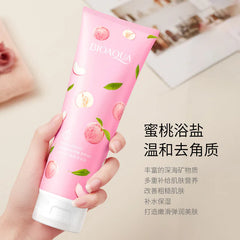 Bioaqua Peach Extract Body Wash Bath Sea Salt - 250gm