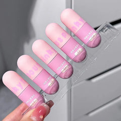 Pinky Focus Set of 5 Colors Matte Capsule Shaped Lipstick