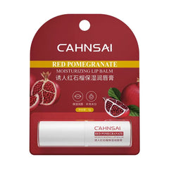 CAHNSAI Red Pomegranate Moisturizing Lip Balm - 4g