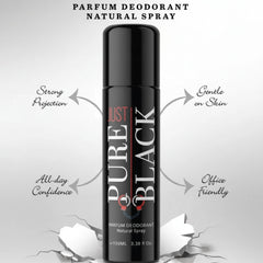 Shifan's Just Pure Black Perfume Deodorant Natural Spray - 100ml