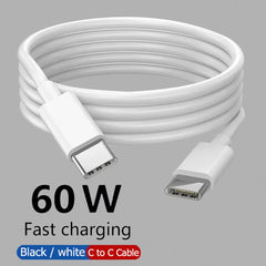 USB-C to USB-C or USB-C to Lightning charging cables