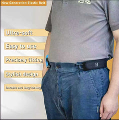 Buckleless Elastic Metal Hook Belts - 2Pcs