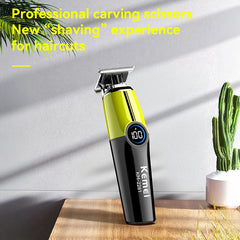 Kemei KM-2281 Electric Hair Clipper – Dual-Tone Stylish Design, USB Rechargeable, Professional Trimming & Styling Tool