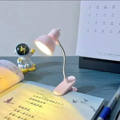 Mini LED Study Book Reading Light with Clip