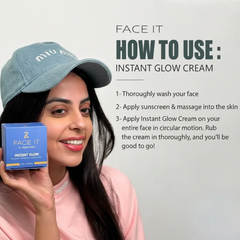 Face It by Zarpash Khan Instant Glow Cream - 50g