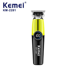 Kemei KM-2281 Electric Hair Clipper – Dual-Tone Stylish Design, USB Rechargeable, Professional Trimming & Styling Tool