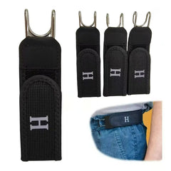 Buckleless Elastic Metal Hook Belts - 2Pcs