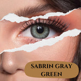 Dahab Gold Collection Sabrin Gray Green Contact Lenses