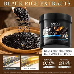 SADOER Black Rice Smooth Repairing Hair Mask - 500g