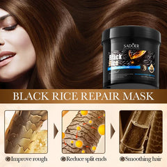 SADOER Black Rice Smooth Repairing Hair Mask - 500g