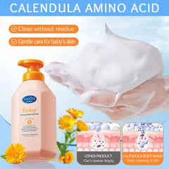 SADOER Children's Calendula Amino Acid Shampoo and Bath Gel - 600ml