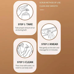 Sadoer Coffee Clear Moisturizing and Softening Body Scrub 256g