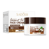 SADOER Nourishing Coconut Oil Moisturizing Face Cream - 50gm