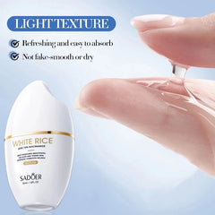 SADOER White Rice Nicotinamide Serum for Face Moisturizing Brightening Hydrating - 50ml