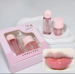 SHAQINUO 2pcs Lip Care Set