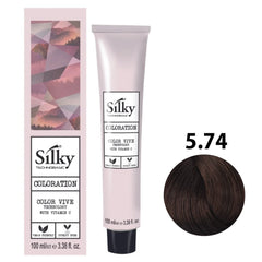 Silky 5.74 Hair Color – 100ml