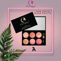 Tv Parlour Sixer Tera-Cotta Blush Palette (6 Colors)