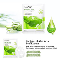 SADOER Aloe Vera Soft Moisturizing Face Sheet Mask - 25g
