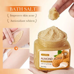 Sadoer Almond Scrub Soft And Exfoliating Bath Salt Scrub - 350g