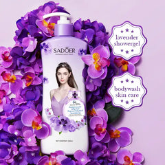 Sadoer Fragrance Luxury Series Lavender Silky Fresh Body Wash - 500ml