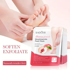 Sadoer Honey Peach Nicotinamide Moisturizing Foot Mask