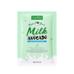 Sadoer Hydrating and Moisturising Hydro Boost Milk Avocado Sheet Mask - 30g