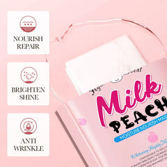 Sadoer Hydrating and Moisturising Hydro Boost Milk Peach Sheet Mask - 30g