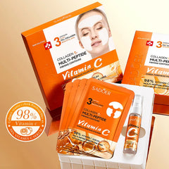 Sadoer Multi-Peptide Collagen Vitamin C Nourishing Skin Care Set